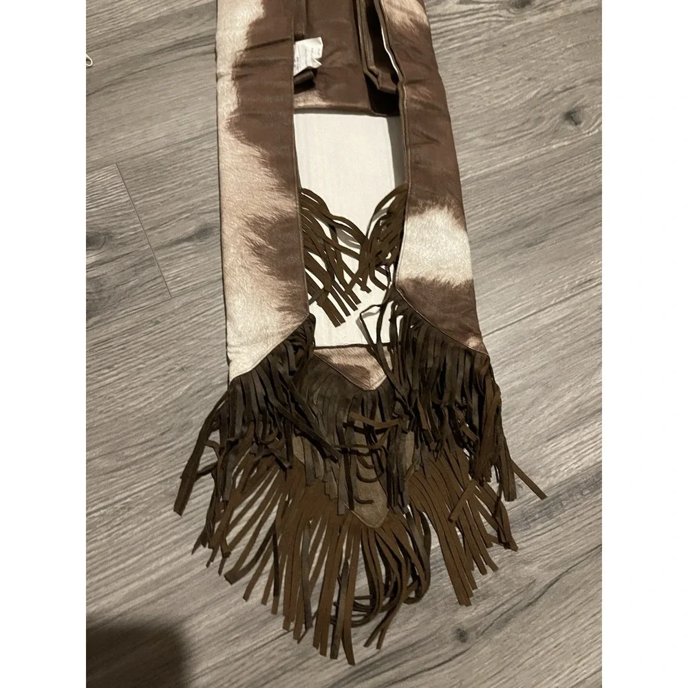 HiEnd Accents Cow Print‎ Western Decor Table Runner 14